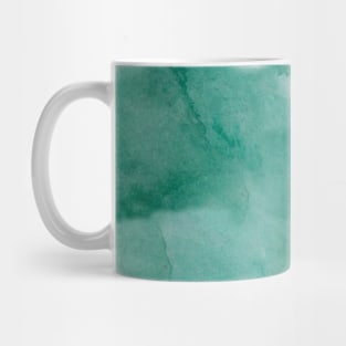 Green Watercolor Mug